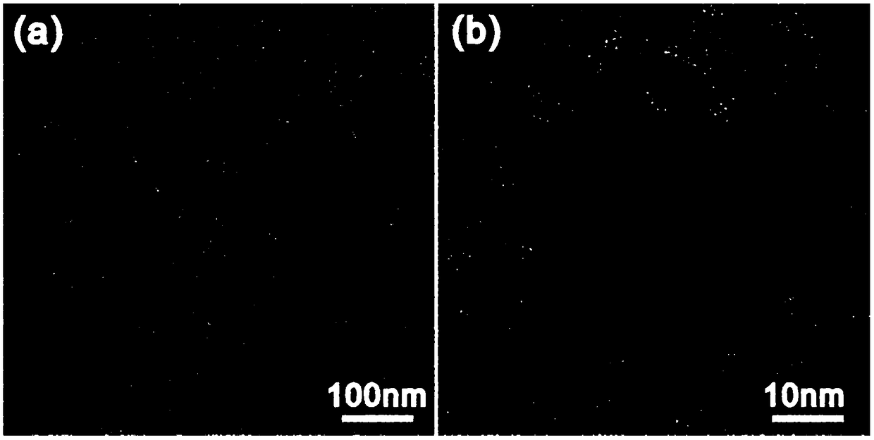 A kind of preparation method of copper-rhodium bimetal dendritic material