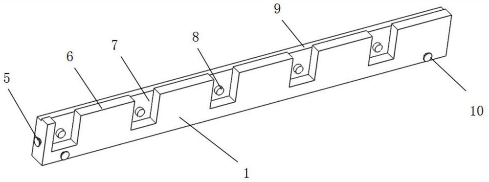 Laser fixing device and fixing method for c-mount laser welding line