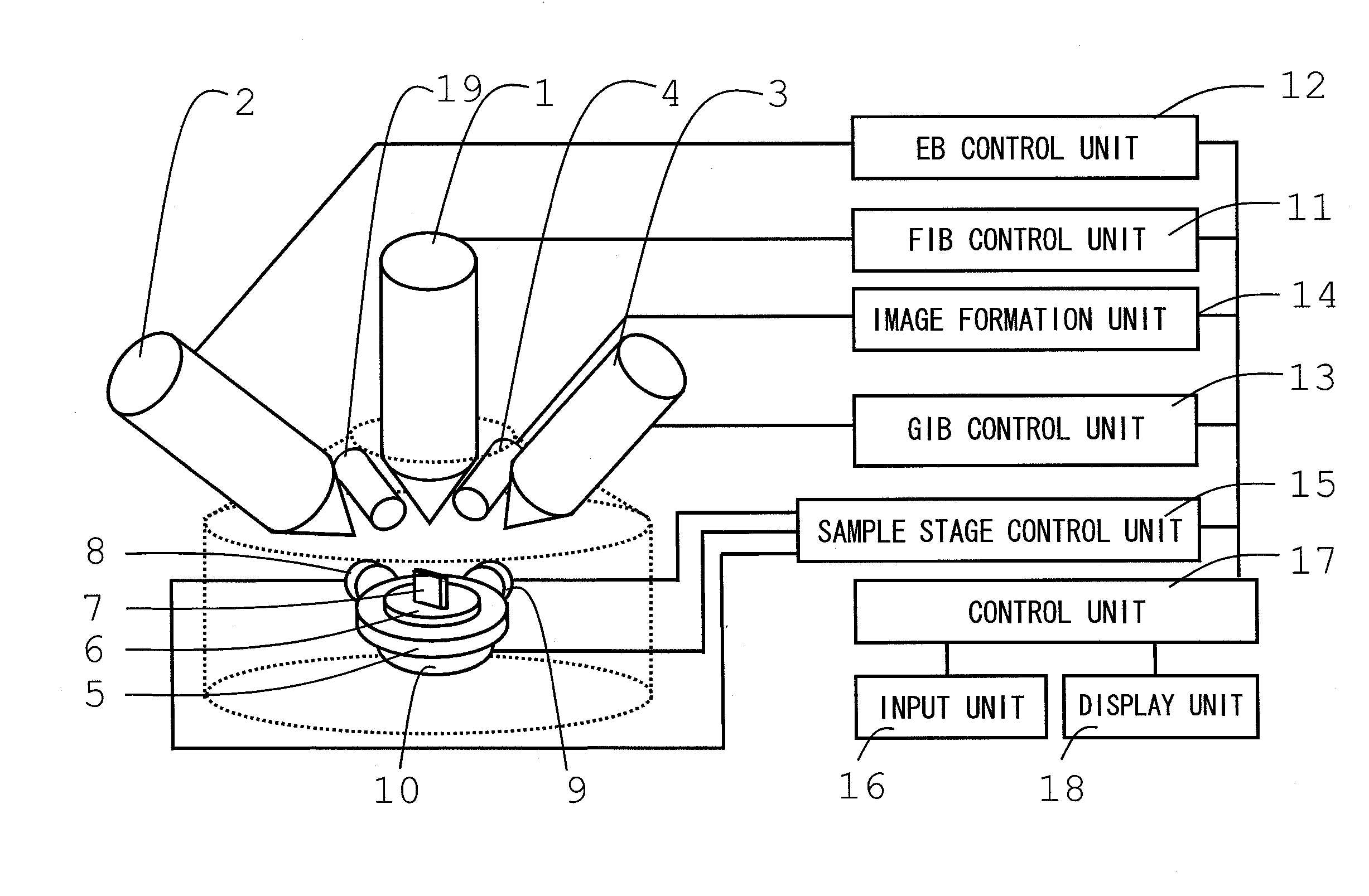 Composite charged particle beam apparatus and thin sample processing method