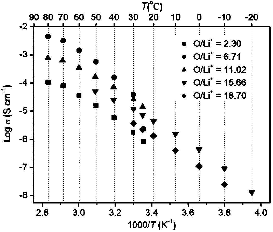 Polymer single-ion electrolyte and preparation method thereof