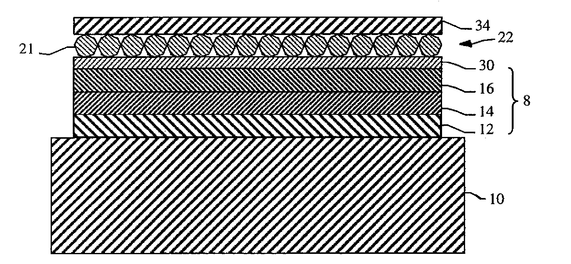 Light-emitting device having improved light output