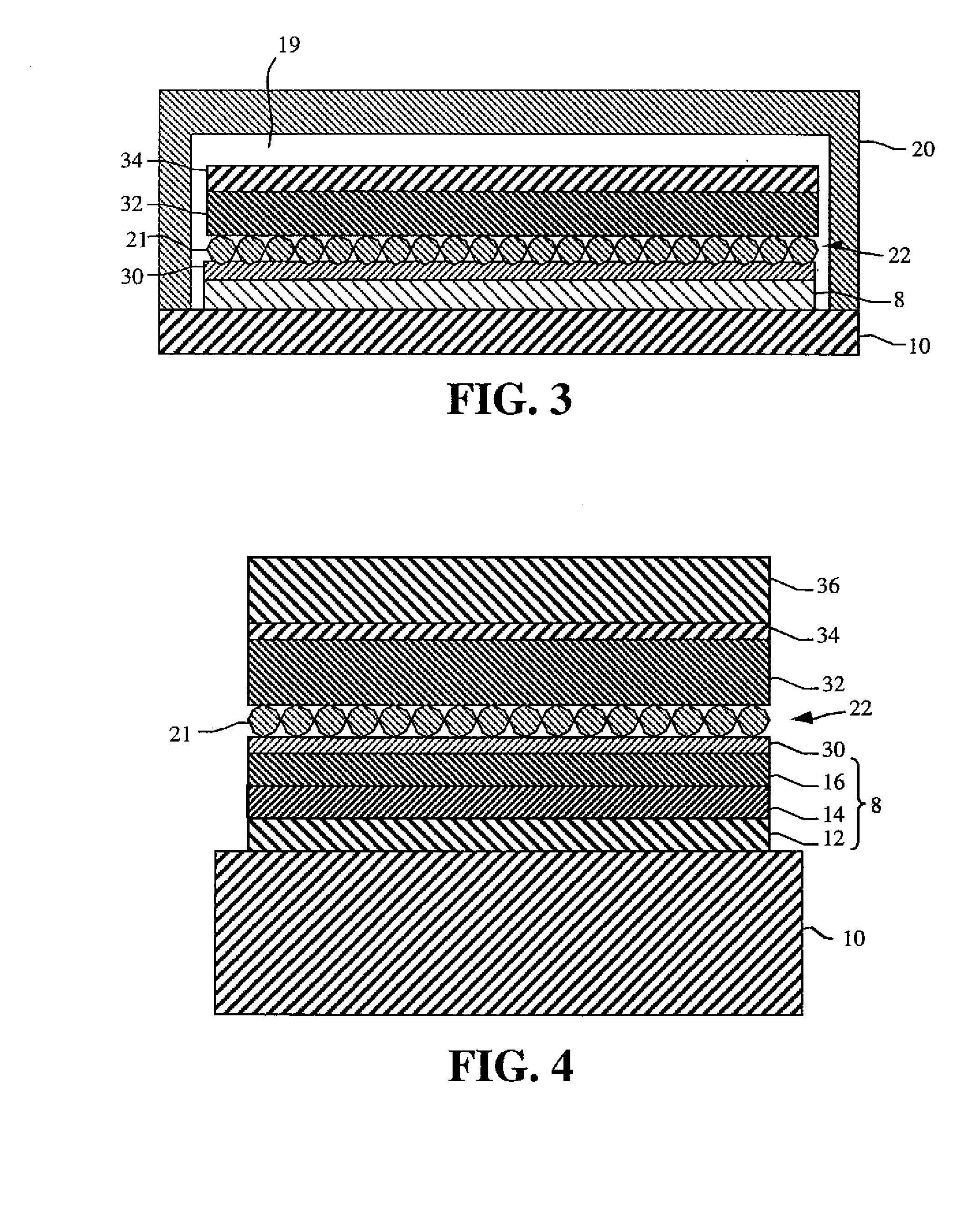 Light-emitting device having improved light output