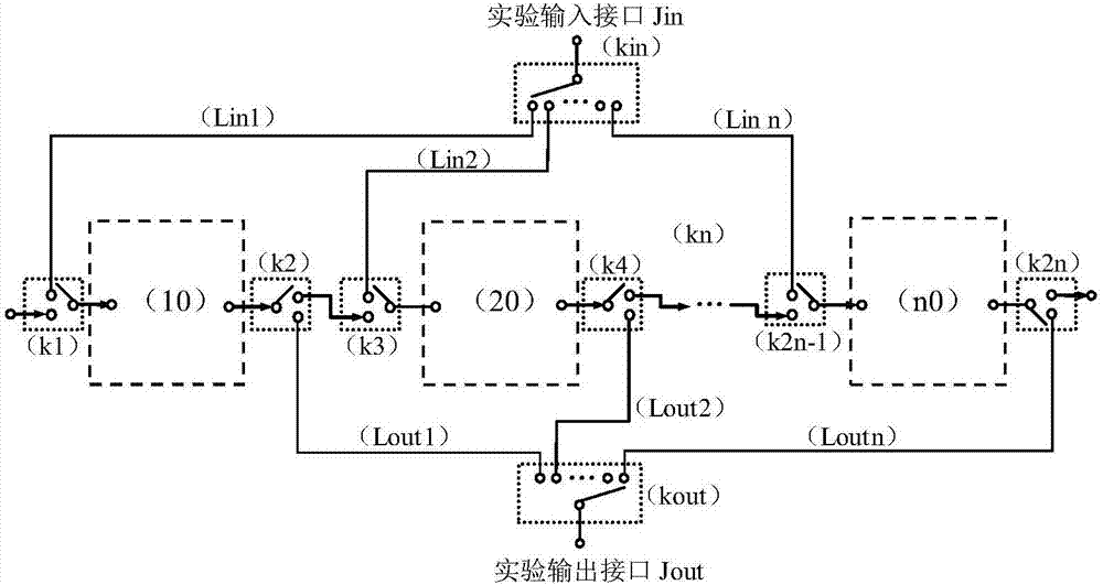 High-amplitude-phase-consistency teaching experiment module separating circuit