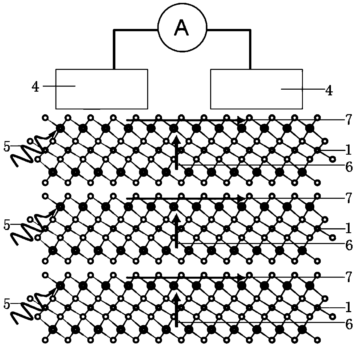 Passive low-power-consumption microwave detection method and device, and preparation method