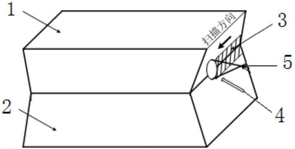 Laser cladding bonding-based cutter and workpiece diffusion couple making method