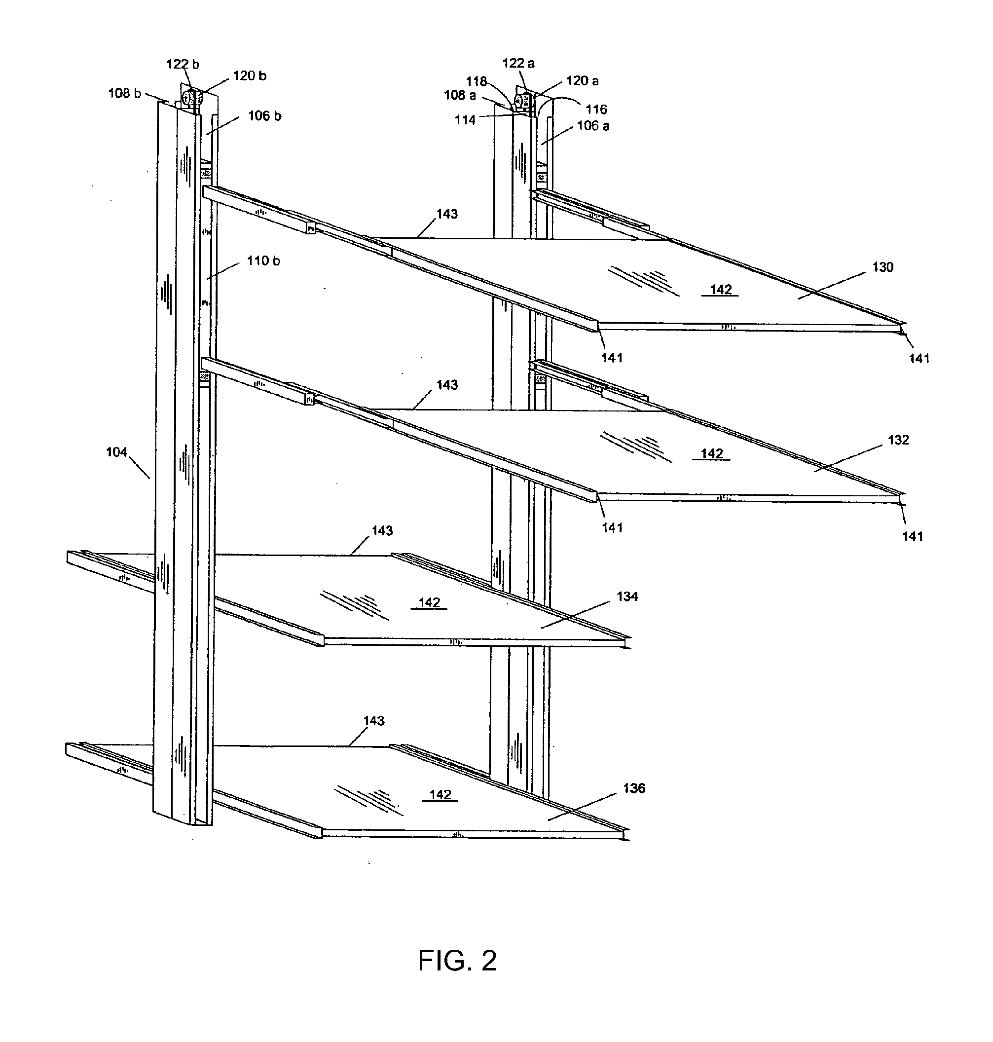 Shelving System With Rotational Functionality