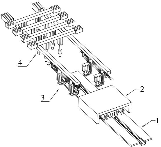 Printed circuit board via hole semi-windowing processing device and processing method