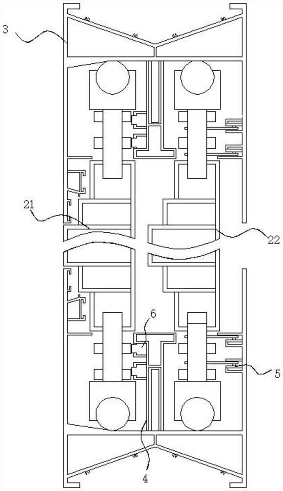 A staggered push-pull translational door and window