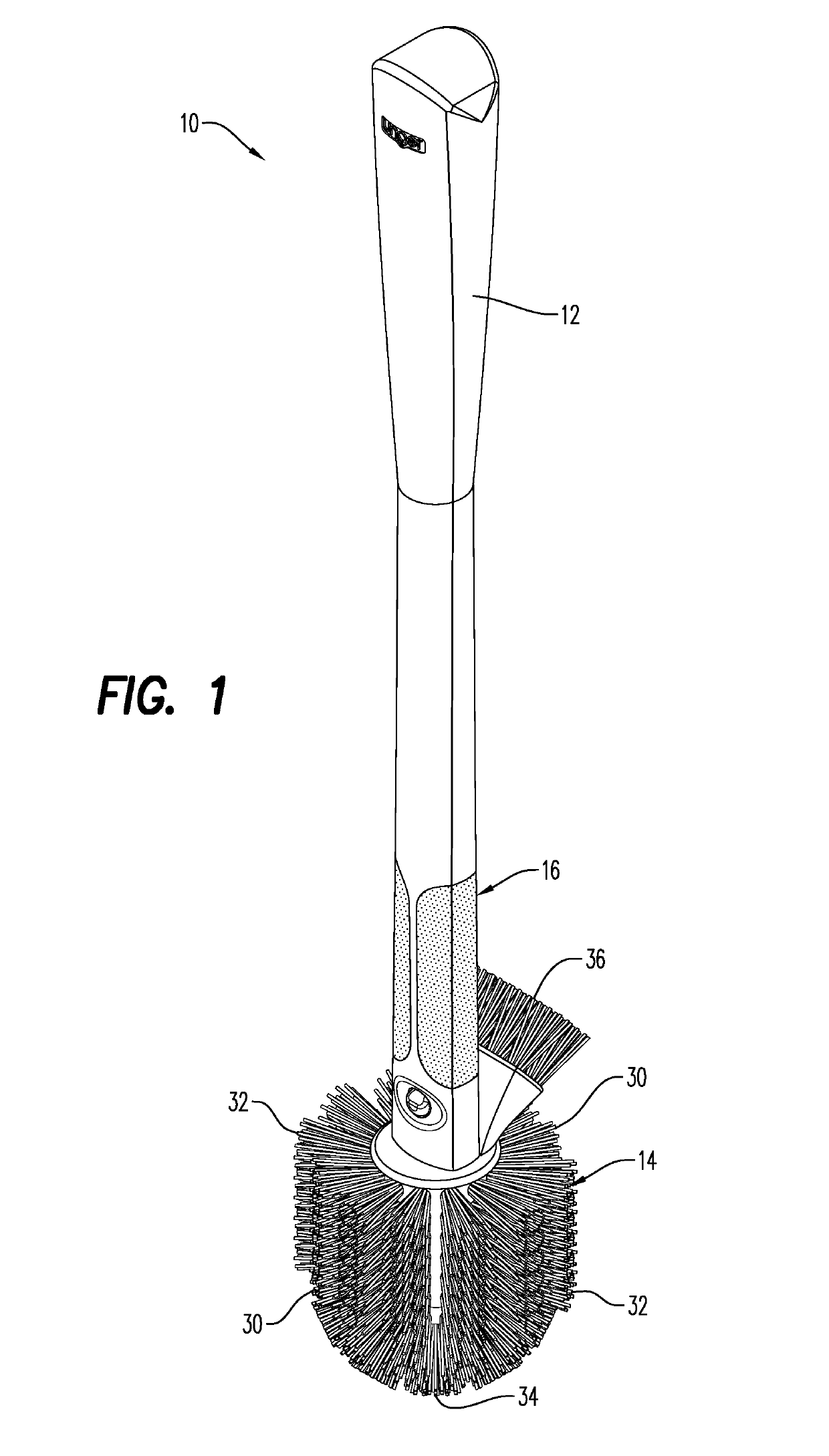 Cleaning devices with selectively flexible or rigid handles