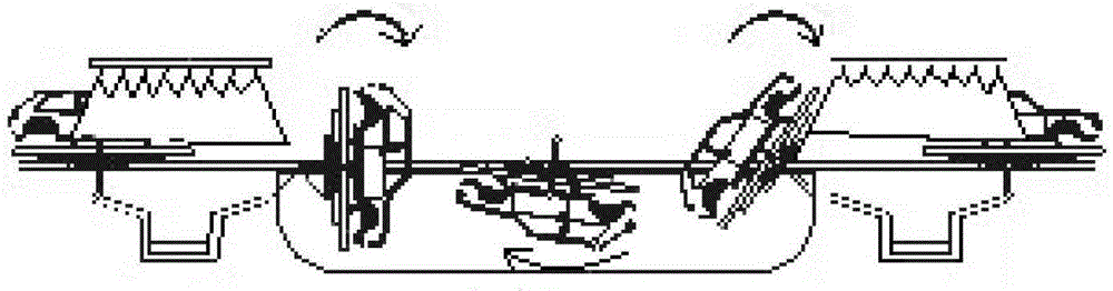 A roof beam structure and boat electrophoresis method