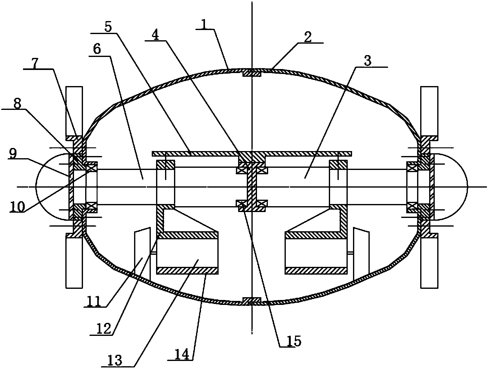 Ellipsoidal robot