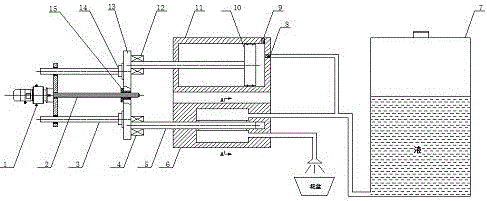 Pump and valve integrated single-motor double-acting pressure flow precise control valve for flower watering