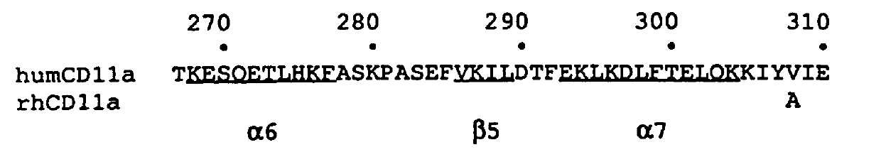 Humanized anti-CD11a antibodies