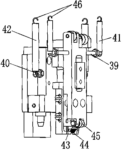 Bending mechanism for flexible flat cable assembly device