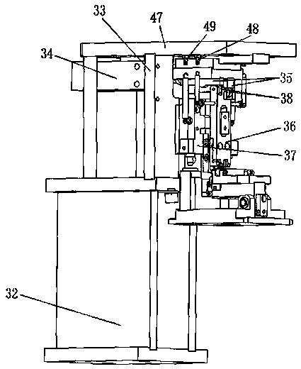 Bending mechanism for flexible flat cable assembly device