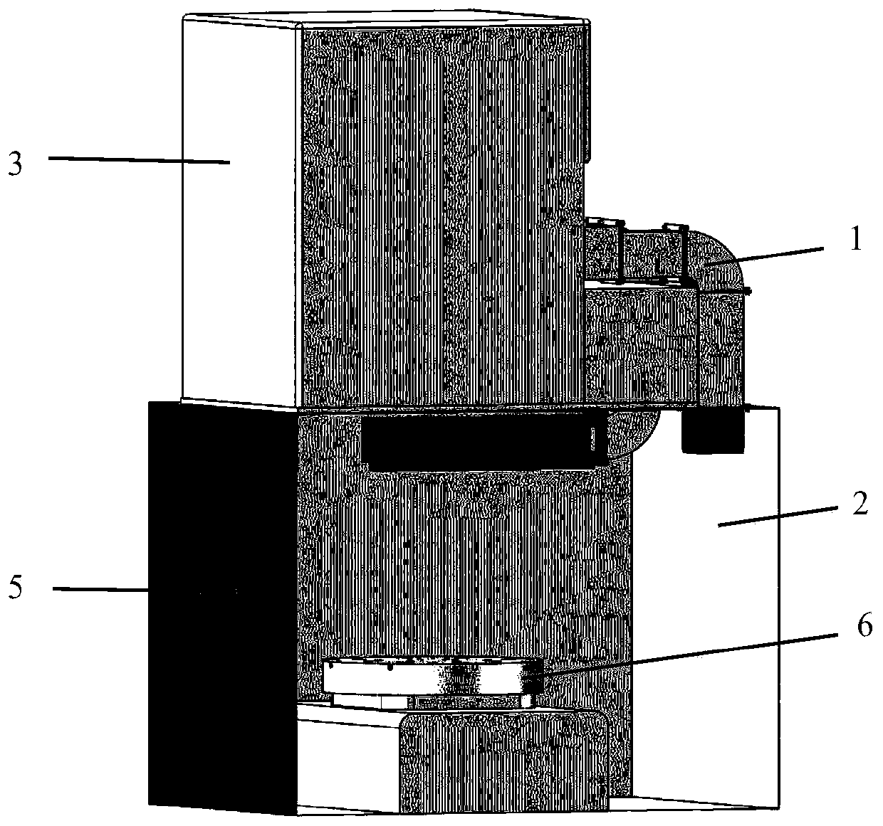 Method and device for reducing oil mist leakage of airtight machining chamber