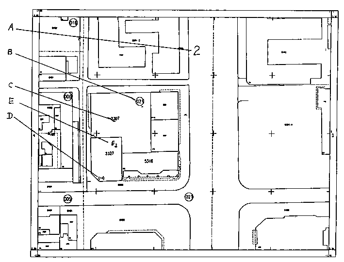 Real estate surveying map and method thereof