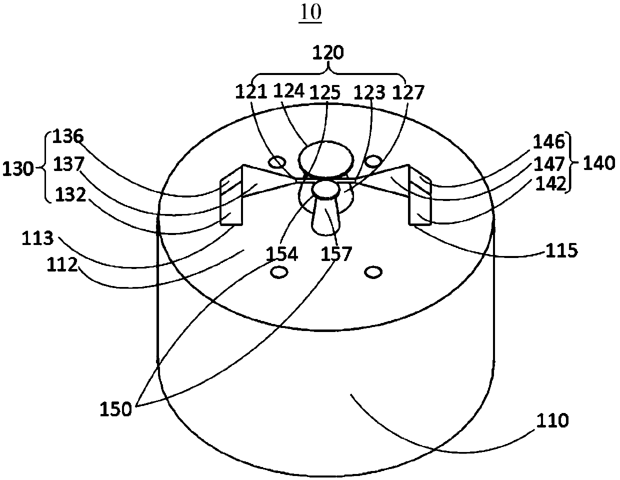 Multi-core optical fiber resonant cavity gas sensor