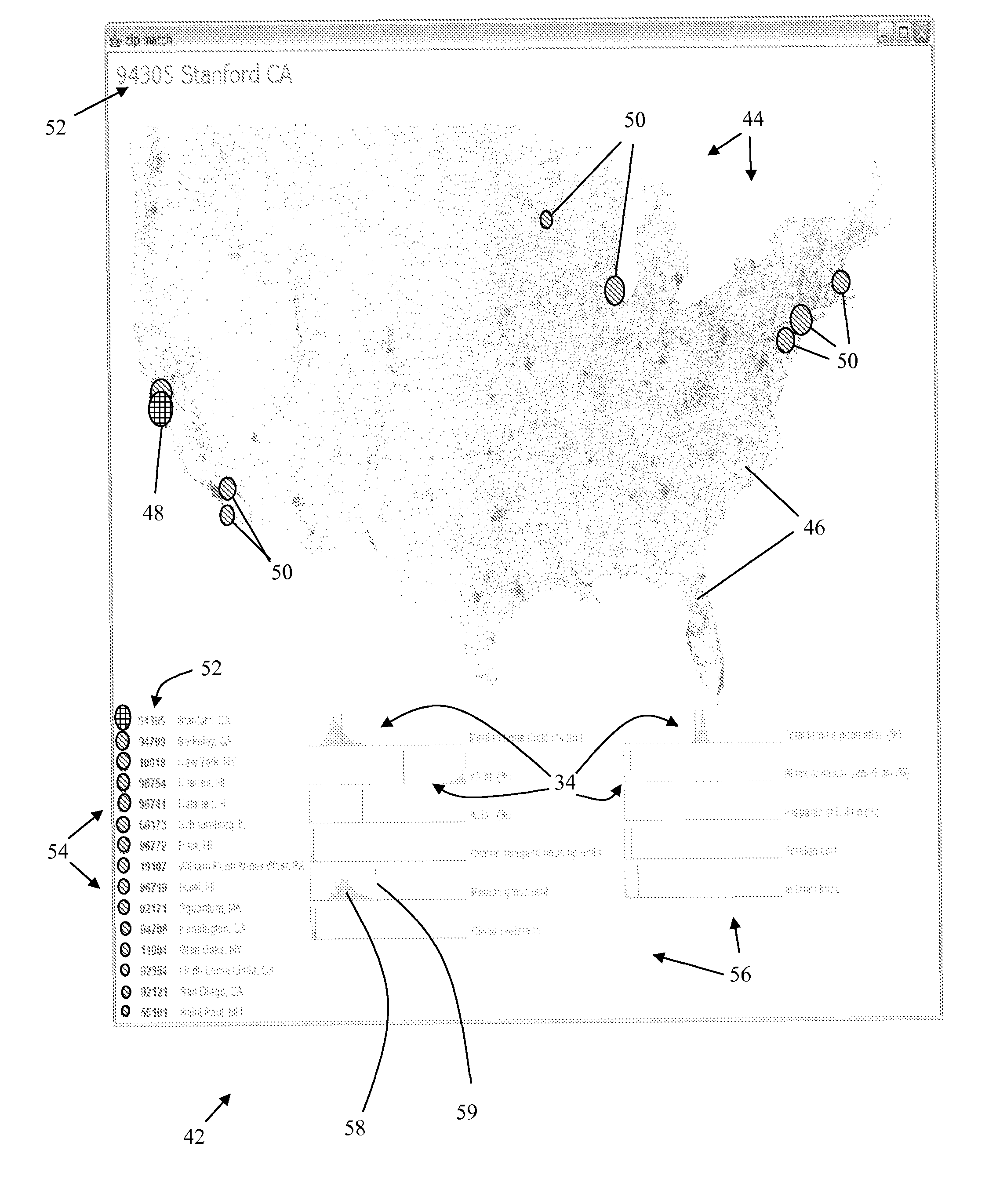 System and method for visually analyzing geographic data