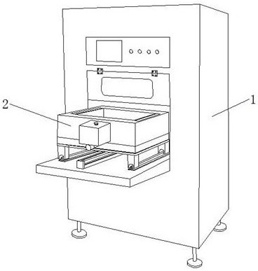 Modified atmosphere fresh-keeping packaging machine with oxygen consumption type secondary deoxidizing structure