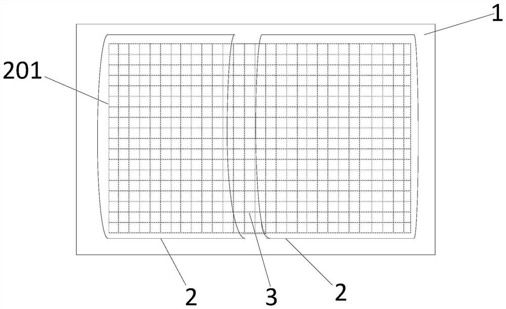 Flat panel detector substrate, manufacturing method, flat panel detector and camera shooting equipment