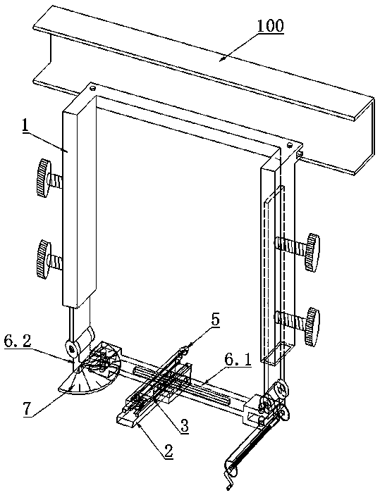 Excavation device for multi-angle tunnel excavation in two-dimensional similarity simulation test