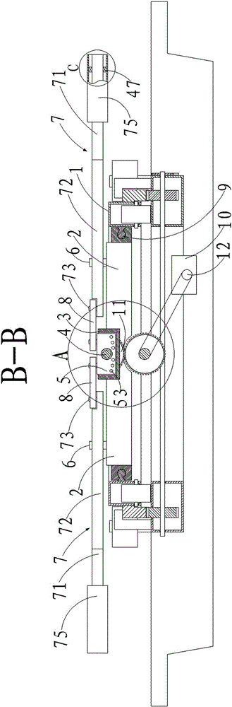 An automatic reset vehicle lifting device for a three-dimensional parking garage