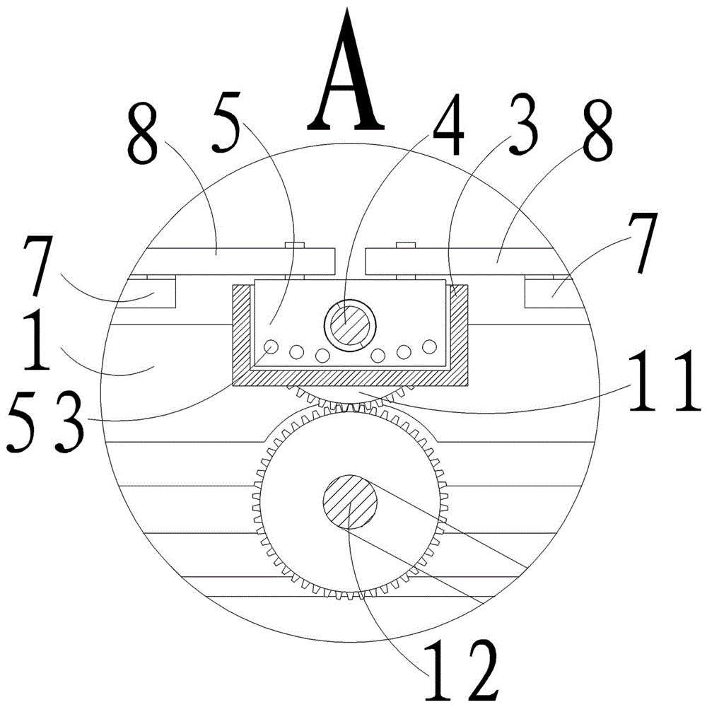 An automatic reset vehicle lifting device for a three-dimensional parking garage