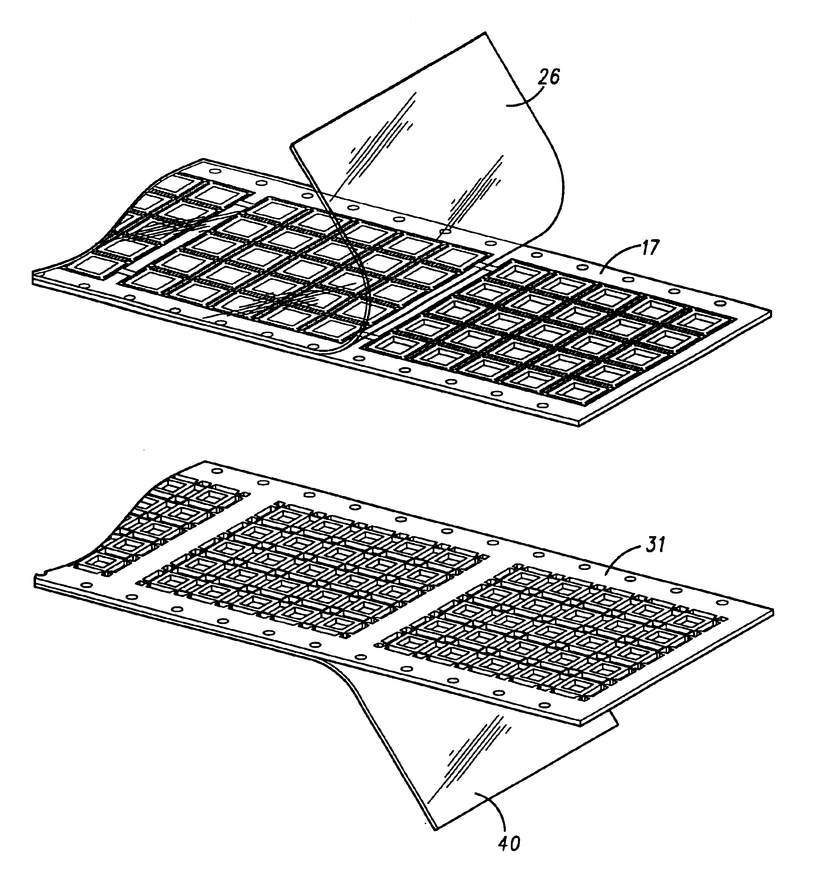 Flipchip QFN package and method therefor