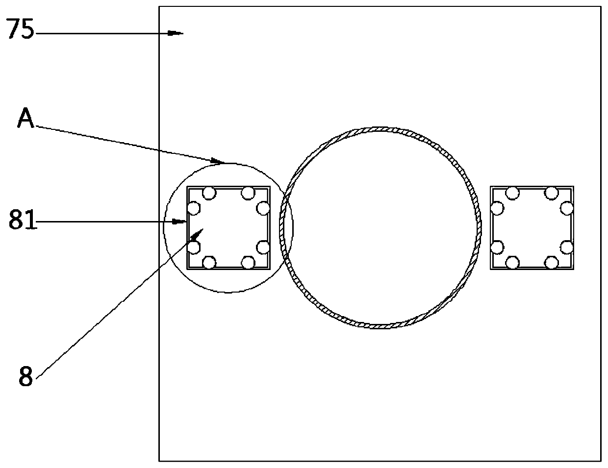 Prefabricated construction site supervision device and system based on BIM