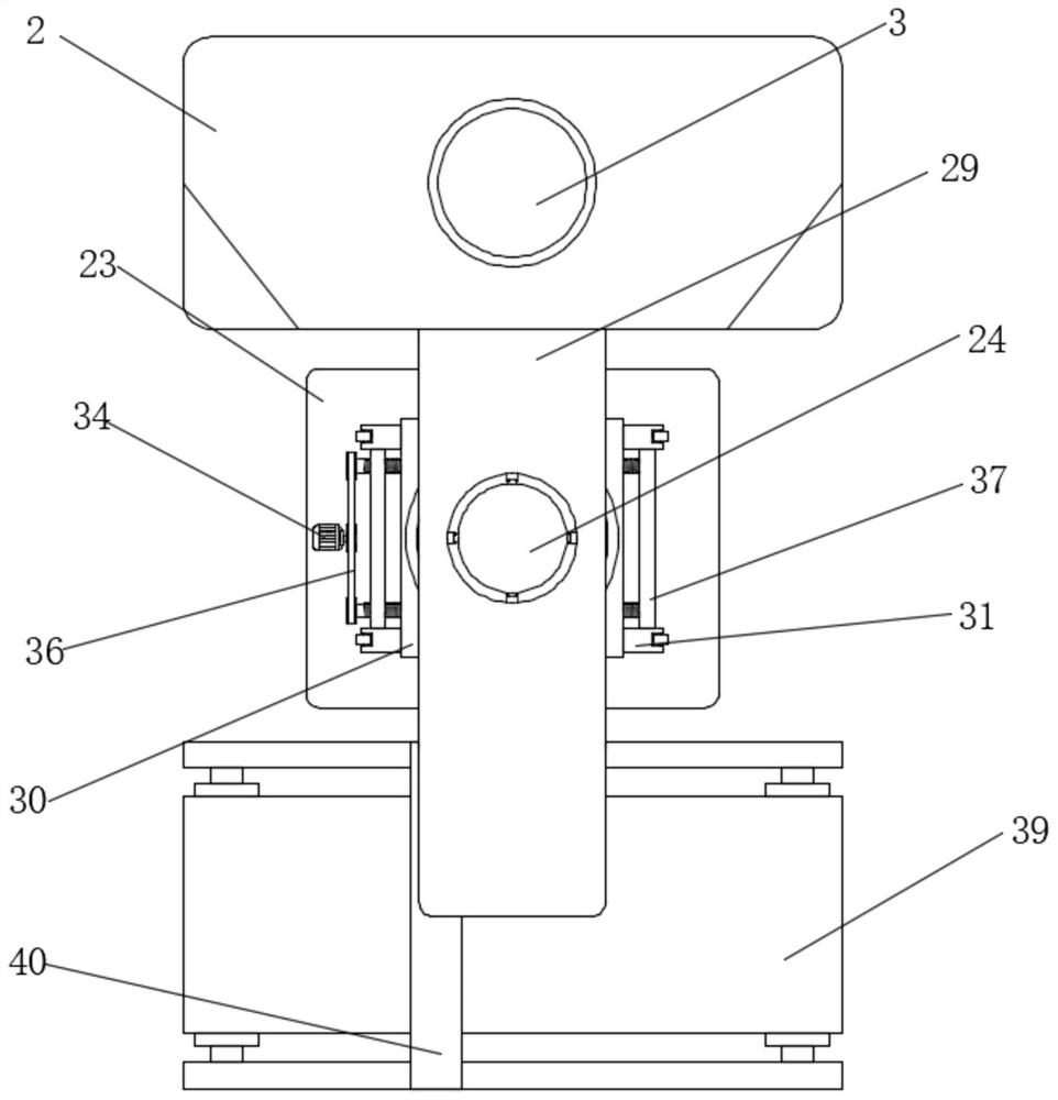 Progressive stamping system for clamping piece of multifunctional electric power meter and stamping process thereof