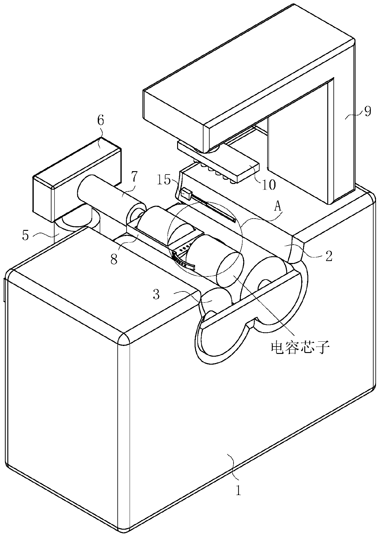 Core-free treatment process for thin-film capacitor