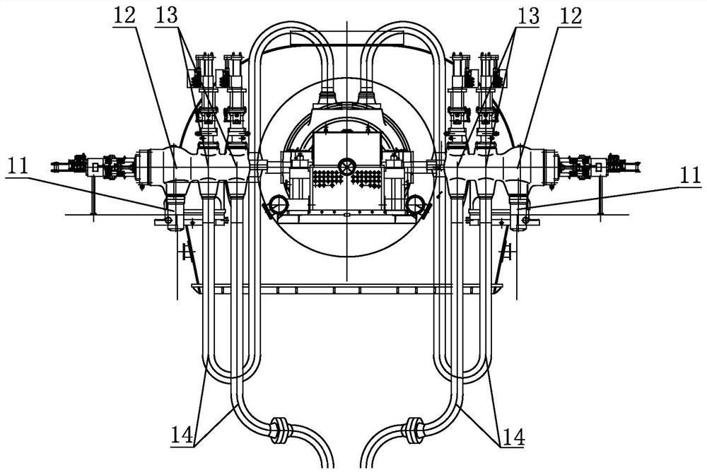 100MW single-cylinder air-cooling photo-thermal steam turbine