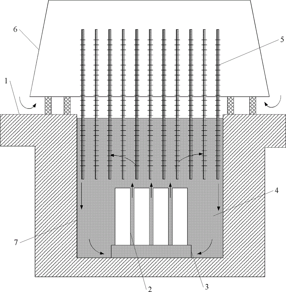 A wet spent fuel storage system