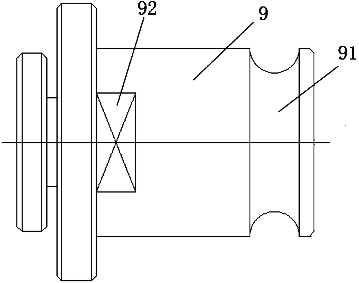 Shaft radial floating tapping mechanism