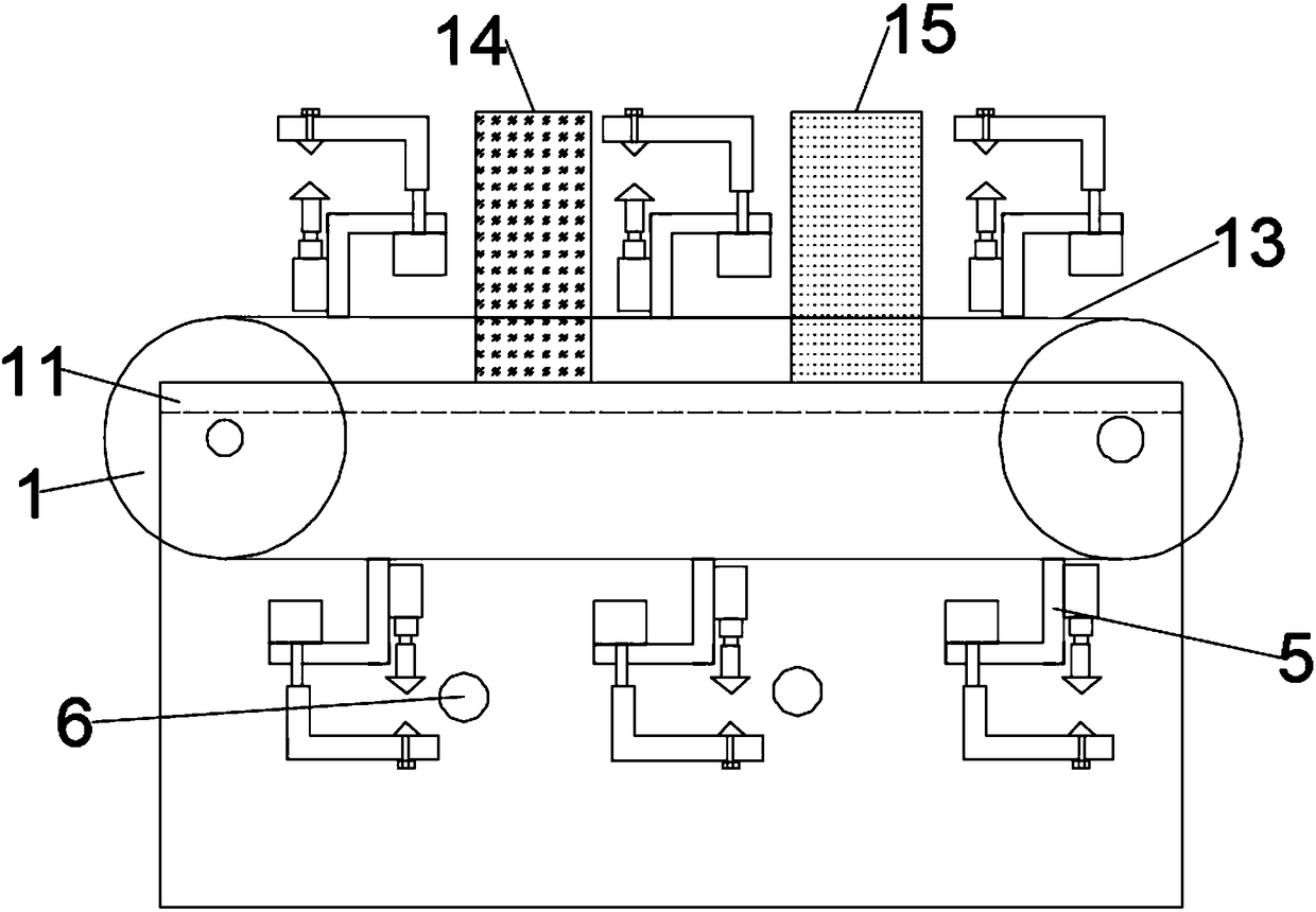 Broken fruit heat treatment device of universal production line of canned fruits