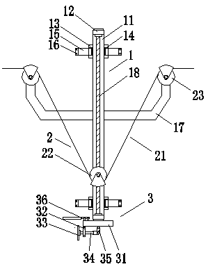 Electric power construction stringing device