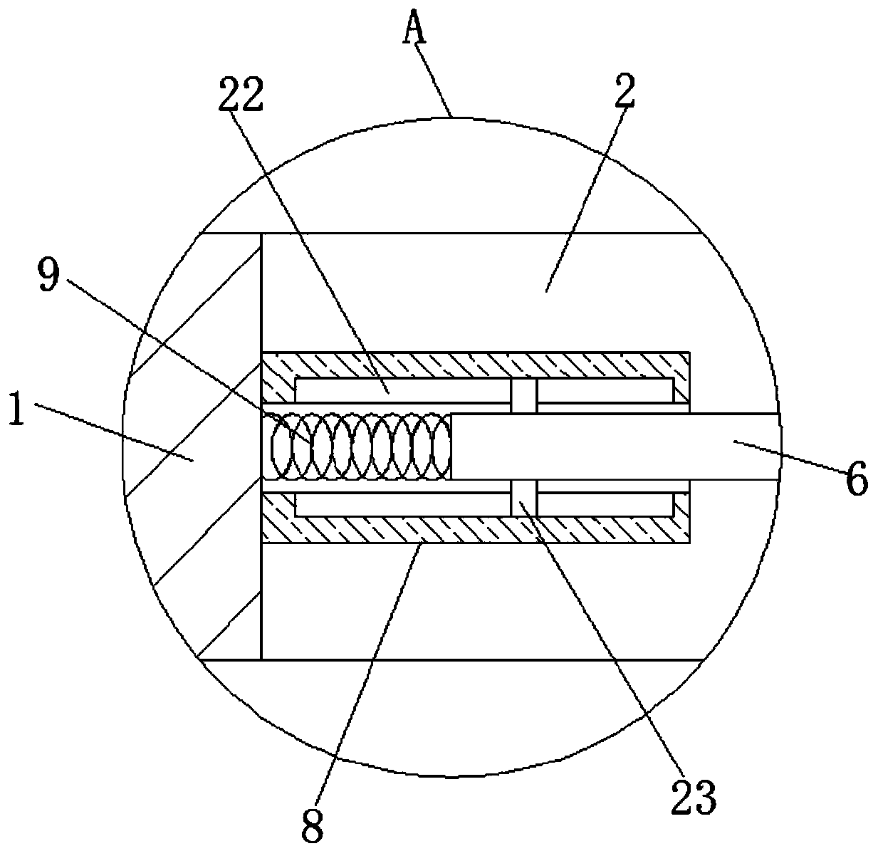 Water washing mechanism for stone processing system