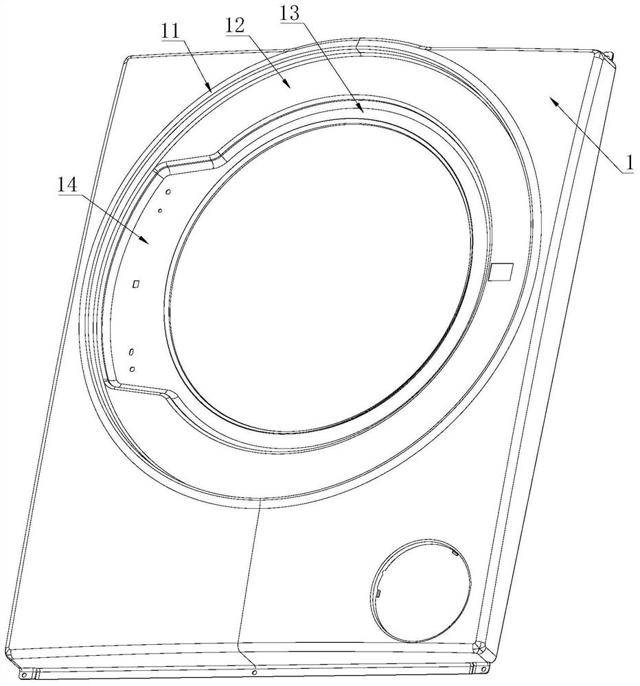 An observation window installation structure