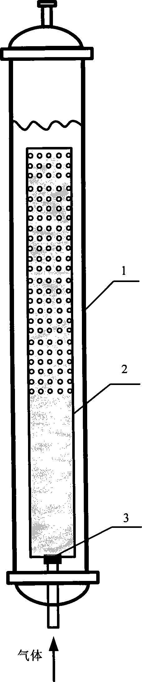 Air-lift type circular current reactor