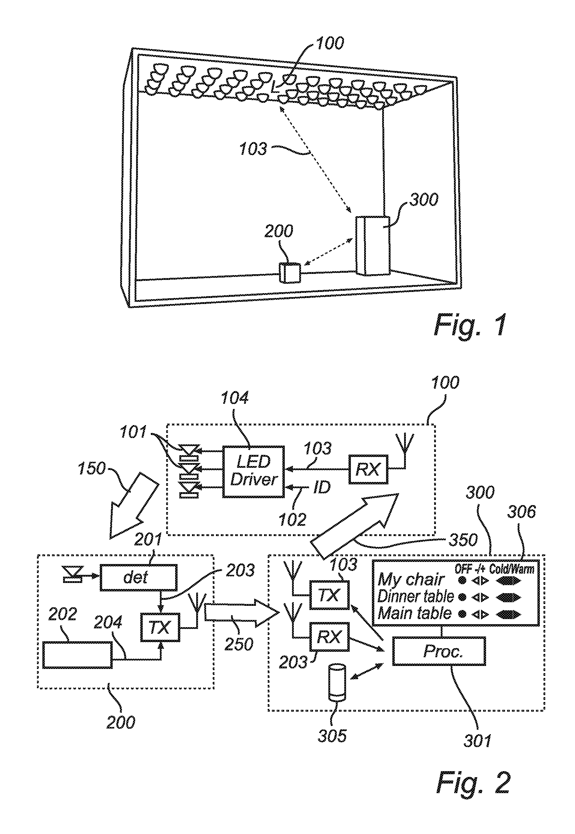 Method and a system for controlling a lighting system