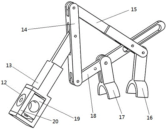 Finger motion mechanism and rehabilitation training device for rehabilitation training of hemiplegic patients