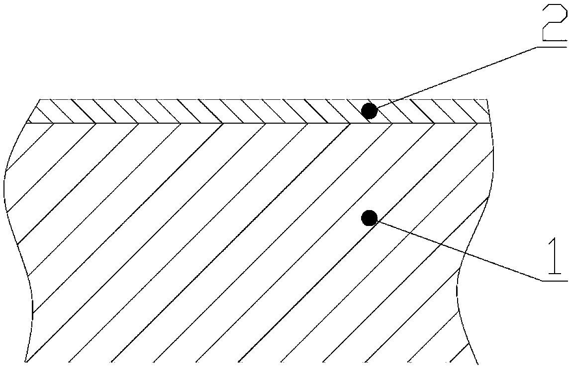 Double-layer metal composite material applied to sliding bearings and preparation method of double-layer metal composite material