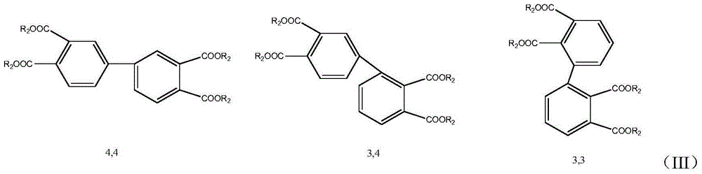 Preparation method for biphenyltetracarboxylic dianhydride mixture