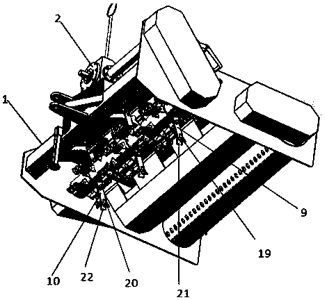 Straw picking filament rubbing device used for furrows and ridges