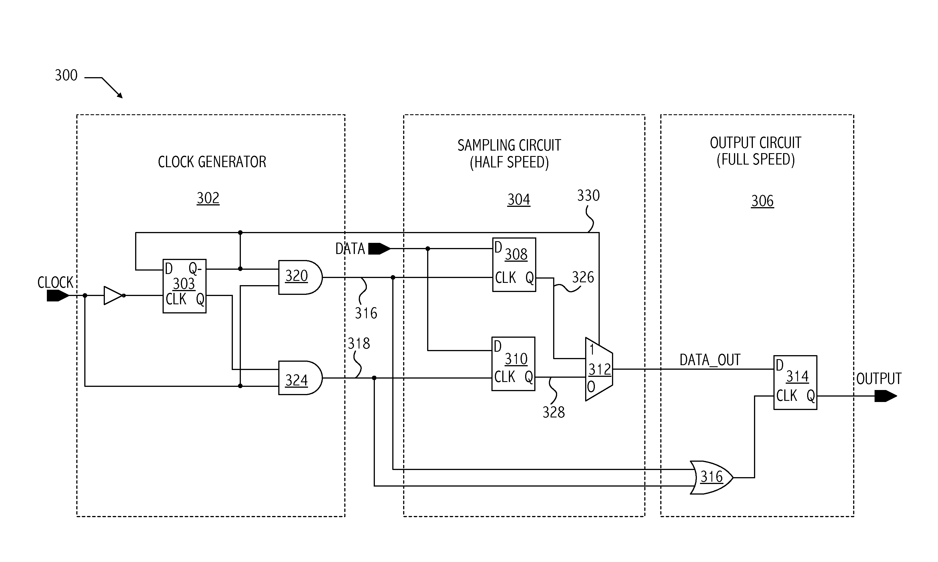 Parallel synchronizing cell with improved mean time between failures