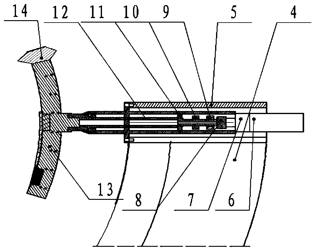 A three-degree-of-freedom angular motion simulation test device for rotating bullets and arrows