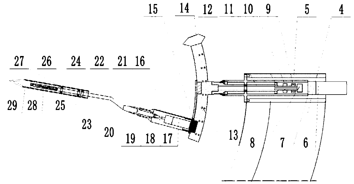 A three-degree-of-freedom angular motion simulation test device for rotating bullets and arrows