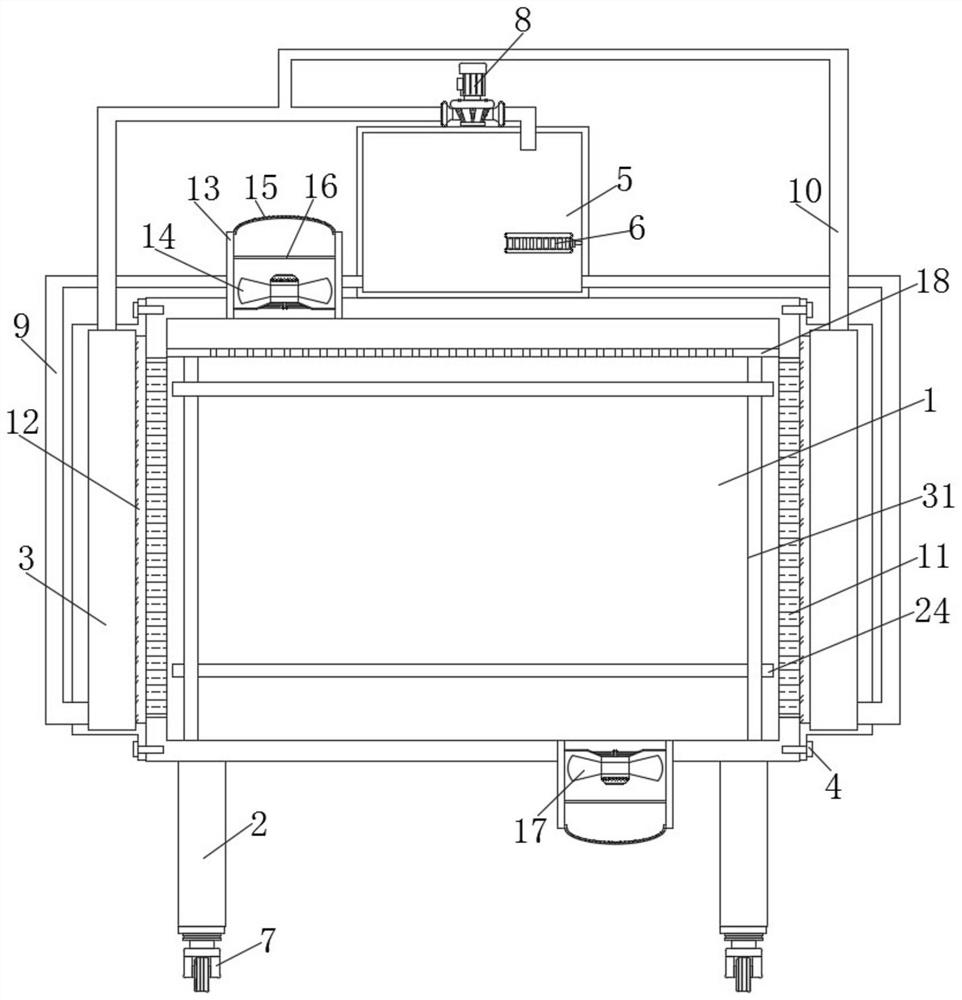 Intelligent temperature control case for data center