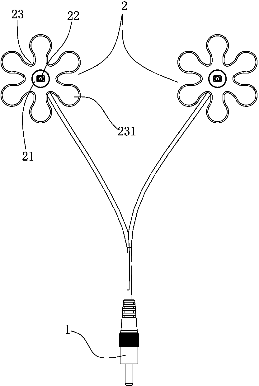 Single point type whelk removal device